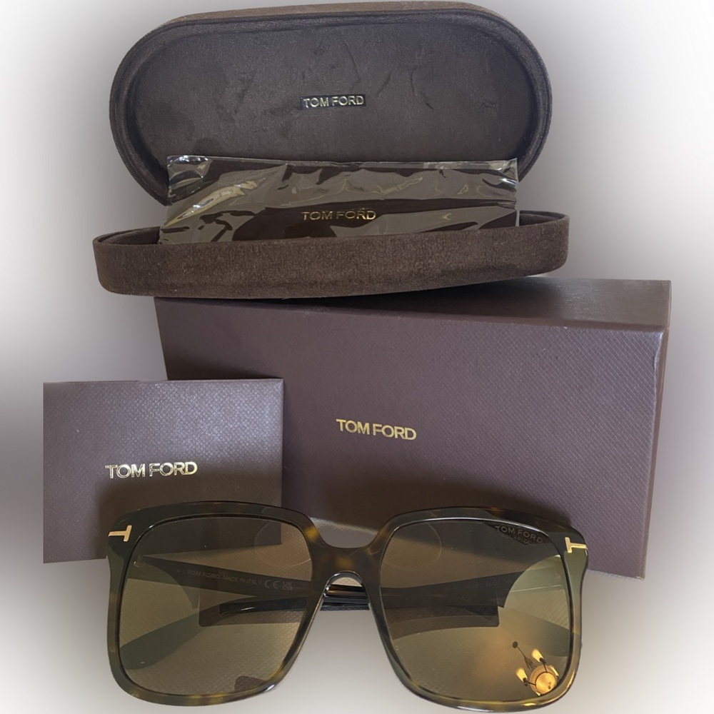 Tom Ford Brown Luxury Sunglasses FT0788/S 52H - All Inclusive - New - Picture 2 of 11